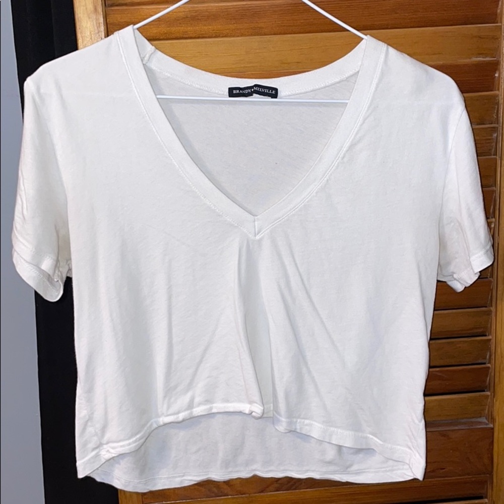 White crop top